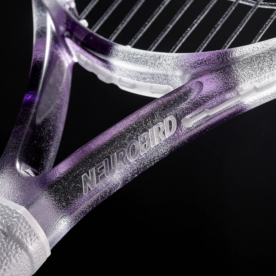 Neurobird crystal glass tennis racket